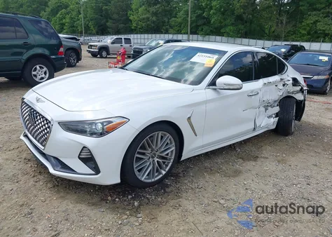 2021 Genesis G70 2.0T Rwd z USA, uszkodzony, nr VIN KMTG64LA2MU074982